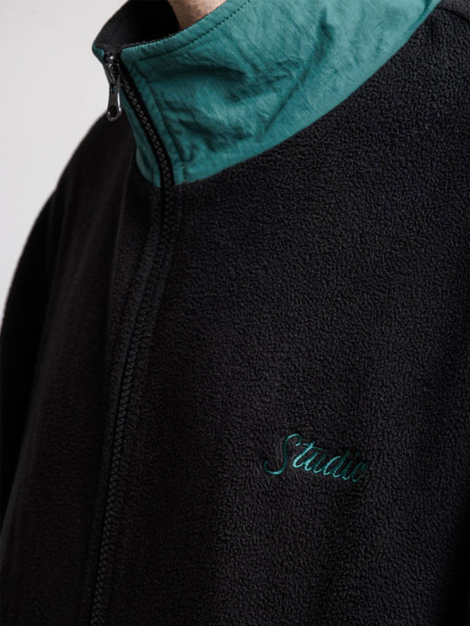 Studio Peace Polar Fleece Spring 2026 | BLACK/HUNTER GREEN
