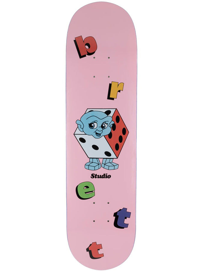 Studio Weinstein Dicey 8.125 Skateboard Deck | PINK