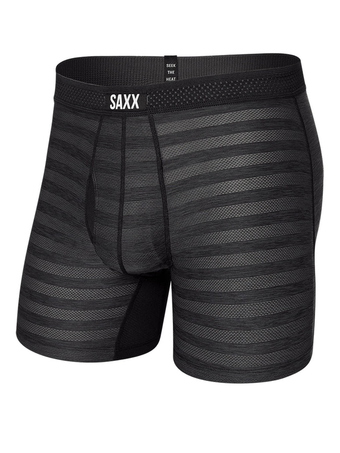 Saxx Droptemp Cooling Mesh Black Heather Boxer | BLACK HEATHER (BLH)