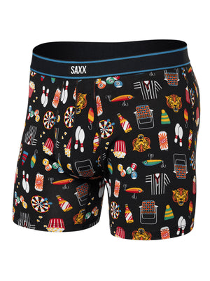 Saxx Daytripper Types Of Stripes Black Boxer