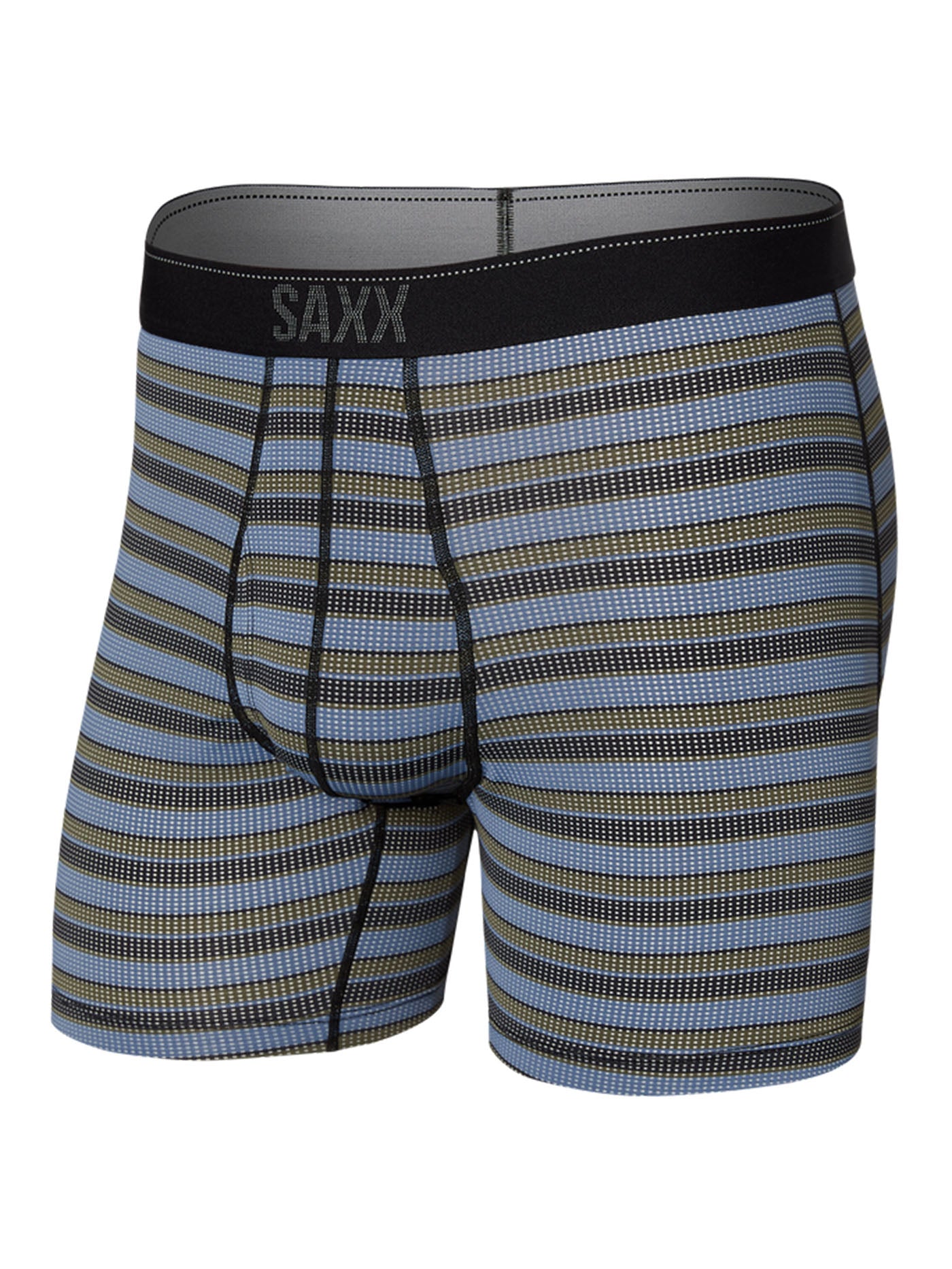 Saxx Quest Qick Dry Mesh Solar StripeTwilight Boxer Fall 2023 | EMPIRE