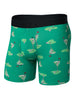 Saxx Droptemp Cooling Cotton Golf Martini Lush Meadow Boxer