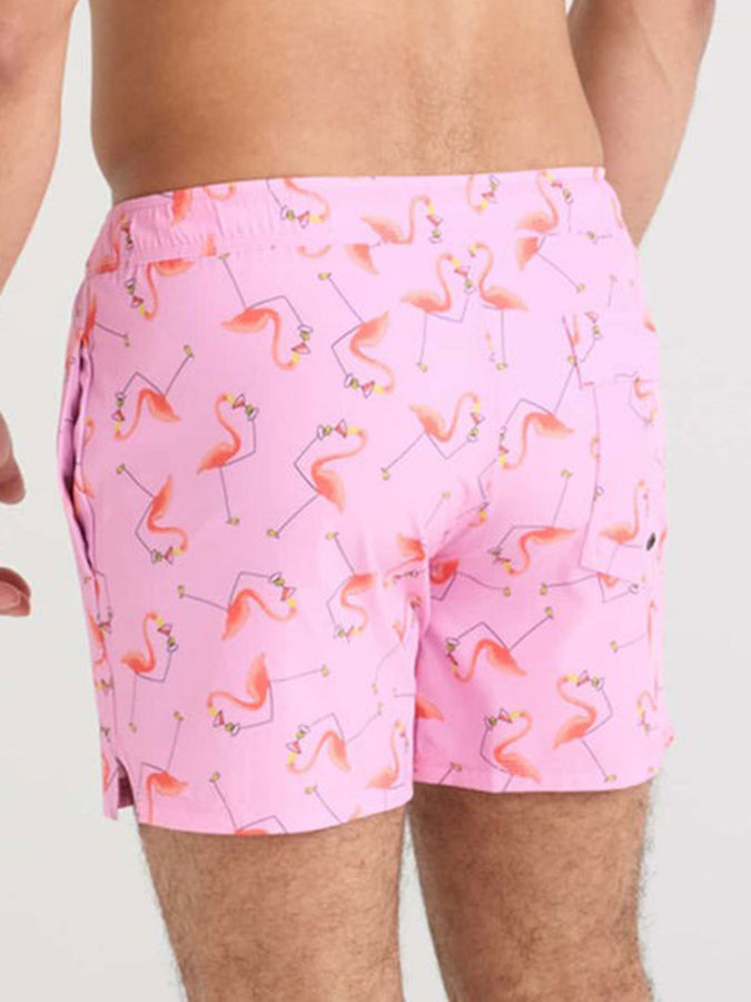 Saxx Oh buoy 2n1 Volley 5'' Drinko Flamingo Taffy Boardshorts Spring 2026 | DRINKO FLAMINGO TAFFY (DFT)