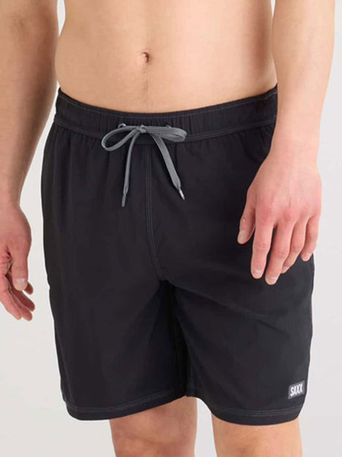 Saxx Oh Buoy 2n1 Volley Black Boardshorts Spring 2026 | BLACK (BLK)