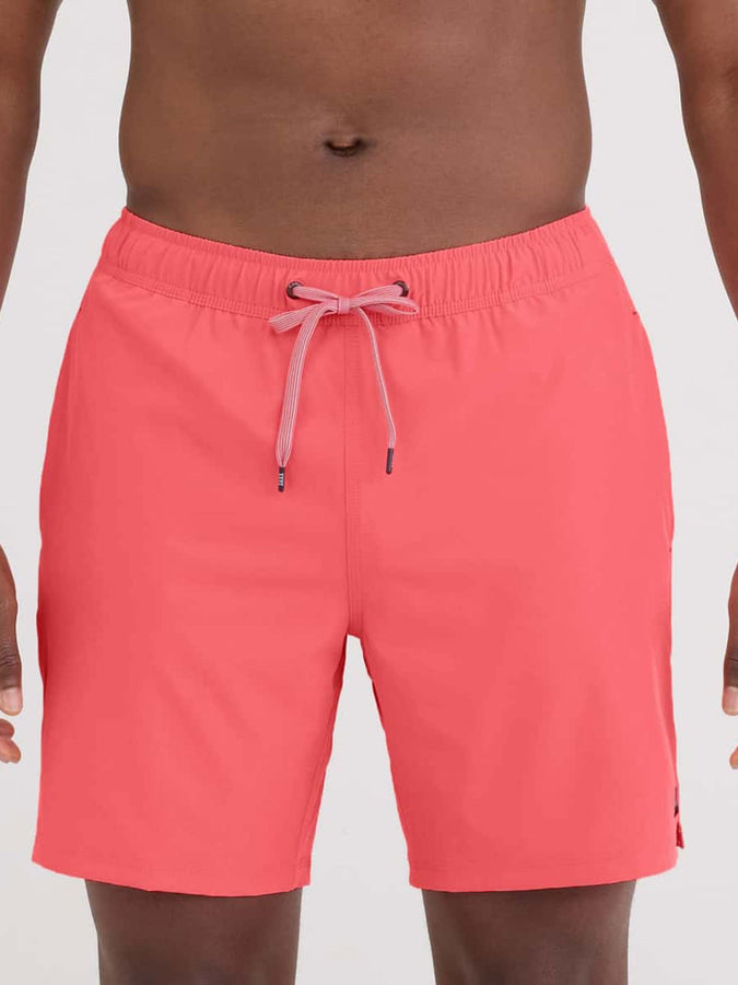 Saxx Oh Buoy 2N1 Volley 7'' Coral Pop Boardshorts | CORAL POP (CRP)