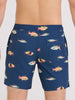 Saxx Oh Buoy 2N1 Volley 7'' Gulf Fish Dark Denim Boardshorts