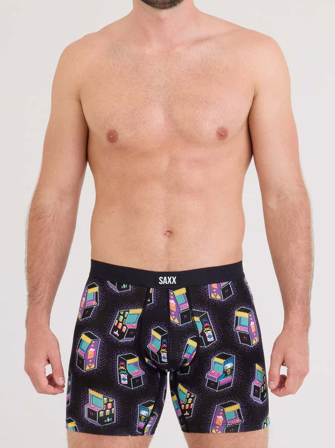Saxx Vibe Xtra Soft Comfort Beercade Black Boxer | BEERCADE BLACK (BCB)