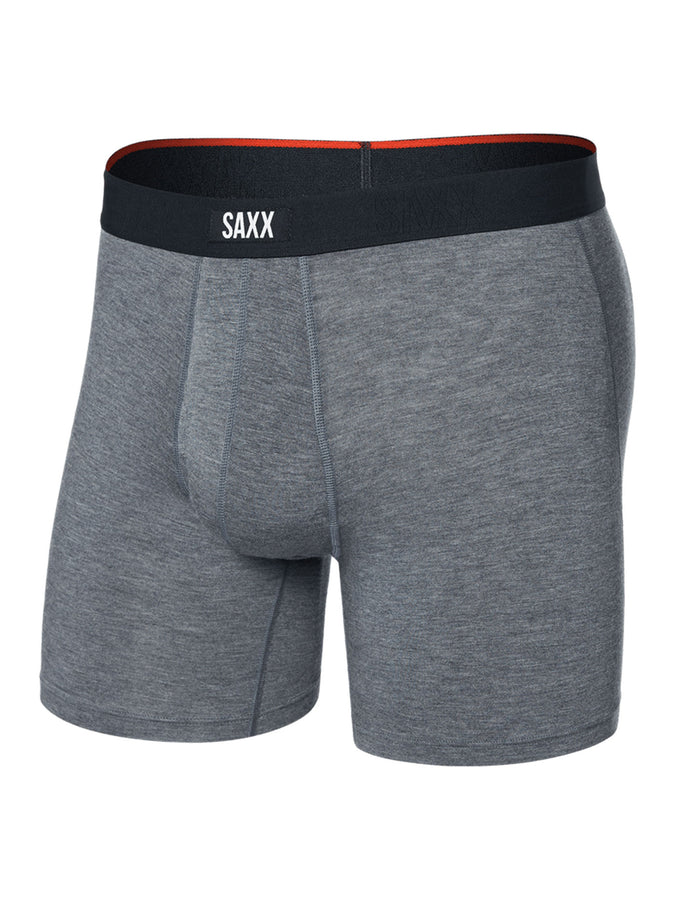 Saxx Vibe Xtra Soft Comfort Dark Grey Heather Boxer | DARK GREY HEATHER (DGH)