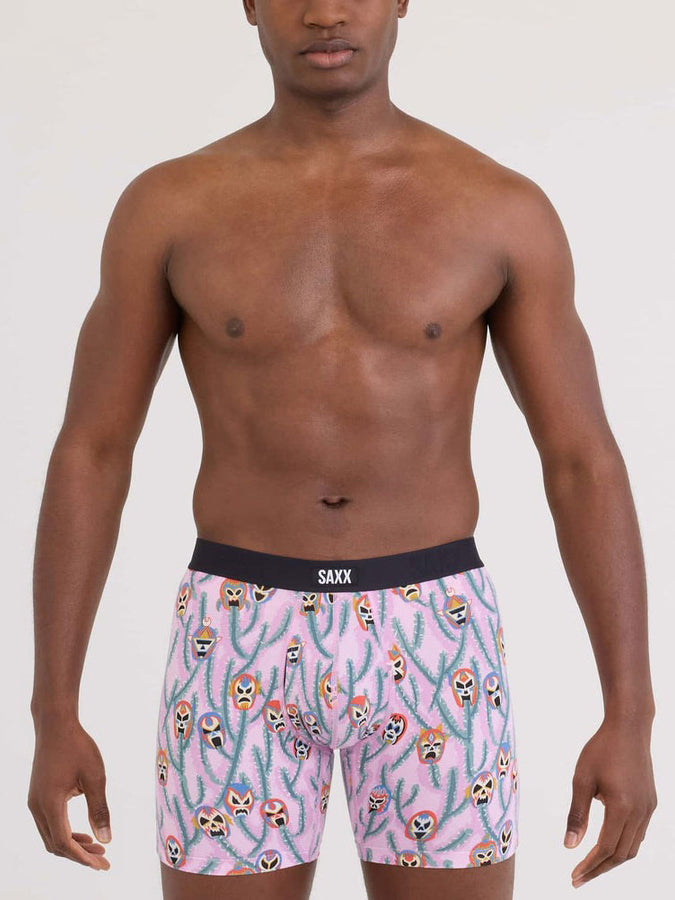 Saxx Vibe Xtra Soft Comfort Lucho Libre Orchid Boxer | 