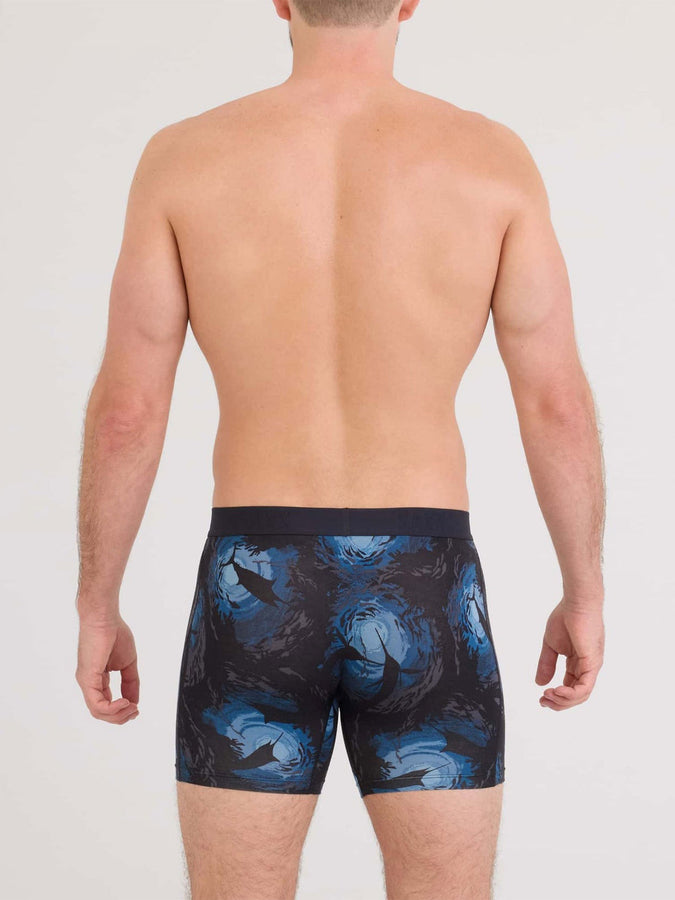 Saxx Vibe Xtra Soft Comfort Sun Day School Navy Boxer | SUN DAY SCHOOL NAVY (SSN)