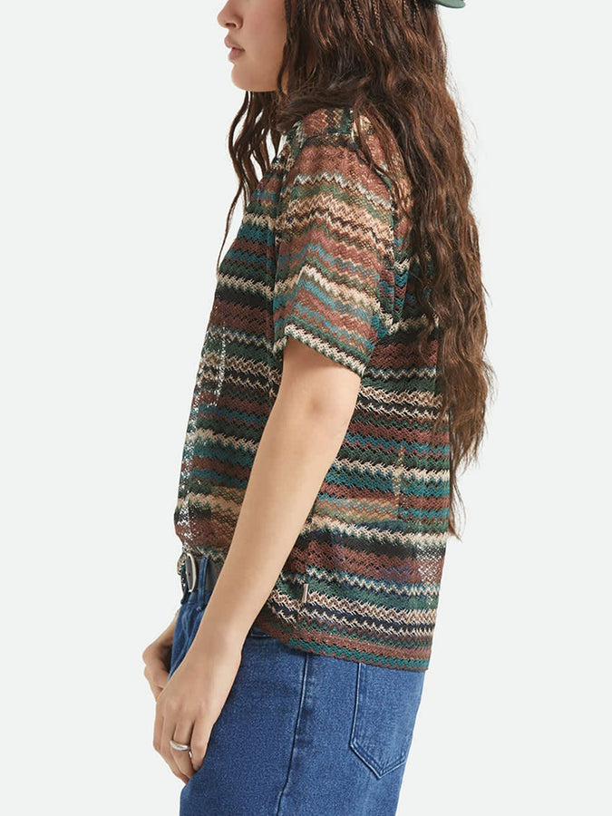 Brixton Varsity Multi Retro Stripe T-Shirt Spring 2026 | MULTI RETRO STRIPE