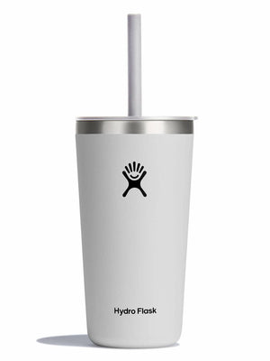 Hydro Flask 20oz All Around Straw Lid White Tumbler 2024