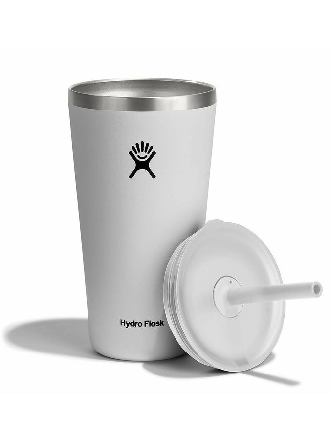 Hydro Flask 28oz All Around Straw Lid White Tumbler 2024 | WHITE