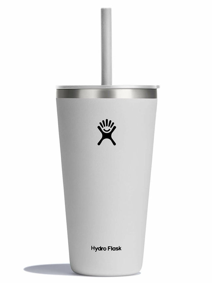 Hydro Flask 28oz All Around Straw Lid White Tumbler 2024 | WHITE