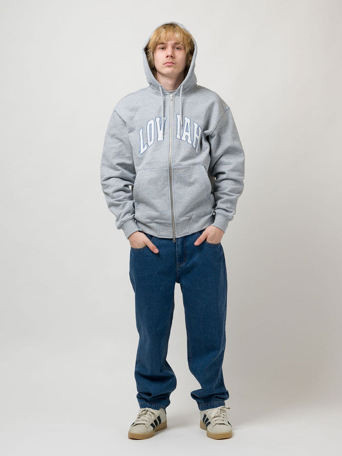 Loviah Team Zip Hoodie Spring 2026 | HEATHER GREY
