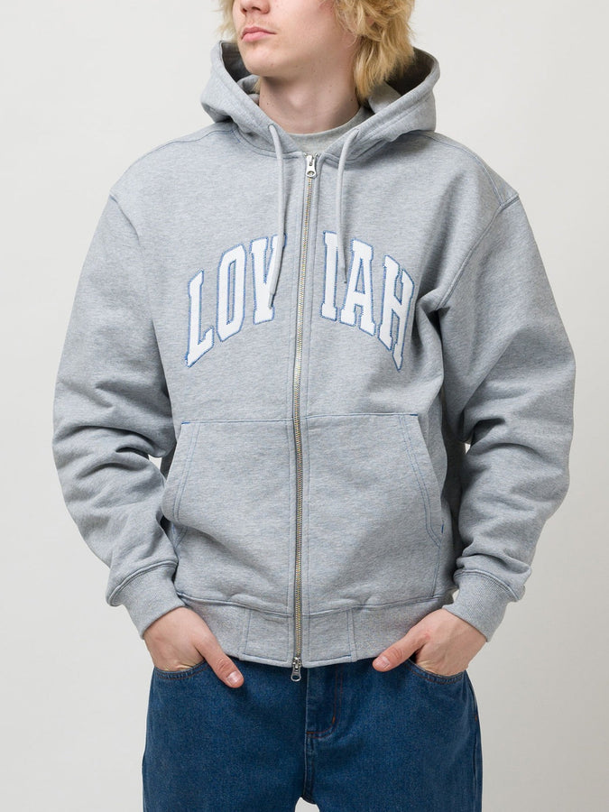 Loviah Team Zip Hoodie Spring 2026 | HEATHER GREY