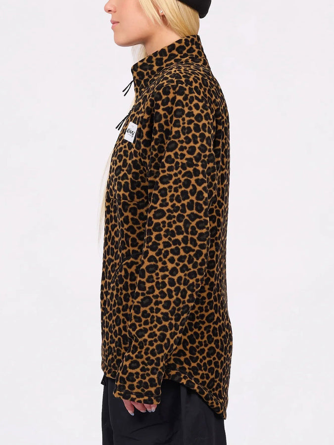 Eivy Techlight 1/2 Zip Fleece Leopard Sweater Winter 2027 | LEOPARD