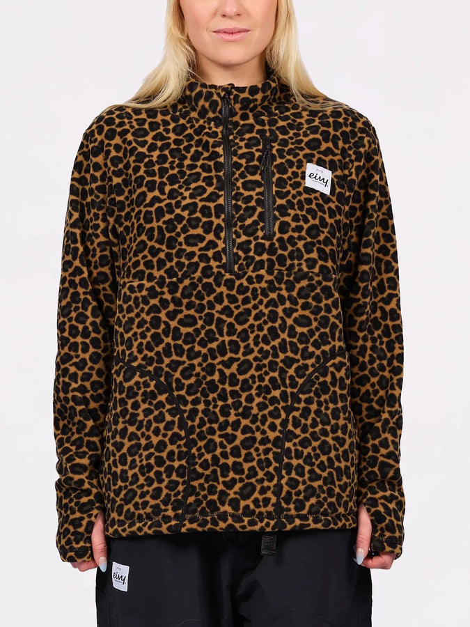 Eivy Techlight 1/2 Zip Fleece Leopard Sweater Winter 2027 | LEOPARD