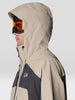 Mountain Hardwear Warp Factor 3L Hooded Shell Jacket 2027 - BADLANDS/SHARK