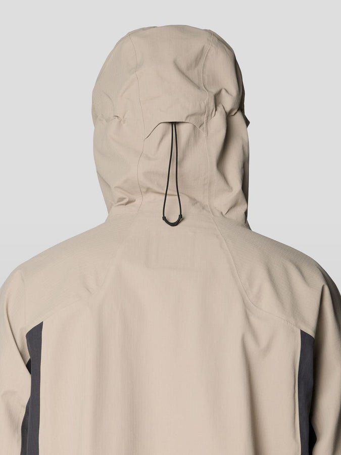 Mountain Hardwear Warp Factor 3L Hooded Shell Jacket 2027 - BADLANDS/SHARK