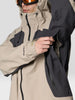 Mountain Hardwear Warp Factor 3L Hooded Shell Jacket 2027 - BADLANDS/SHARK