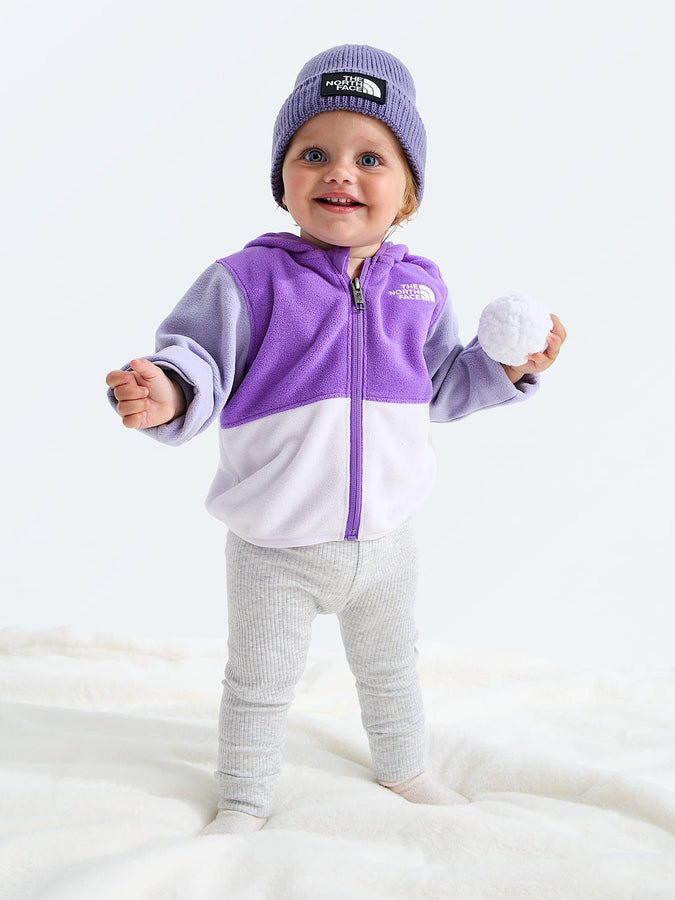 The North Face Glacier Full Zip Hoodie (Infants 0-24M) Holiday 2026  | ELVT PUR/ICE LILAC/PLM (ST0)