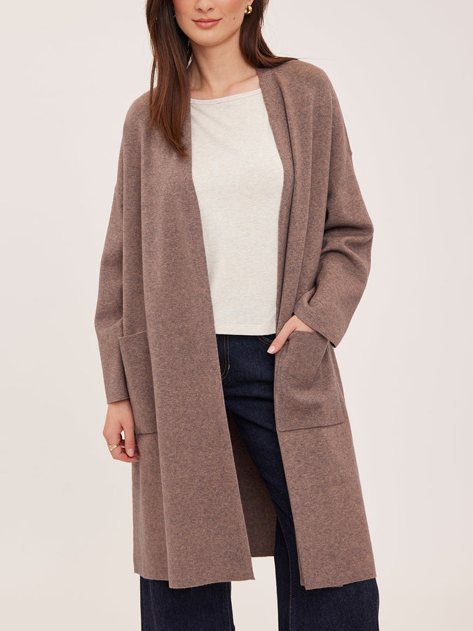 Gentle Fawn Blake Cardigan Fall 2026  | HEATHER BARK
