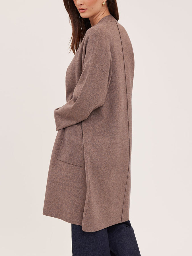 Gentle Fawn Blake Cardigan Fall 2026  | HEATHER BARK