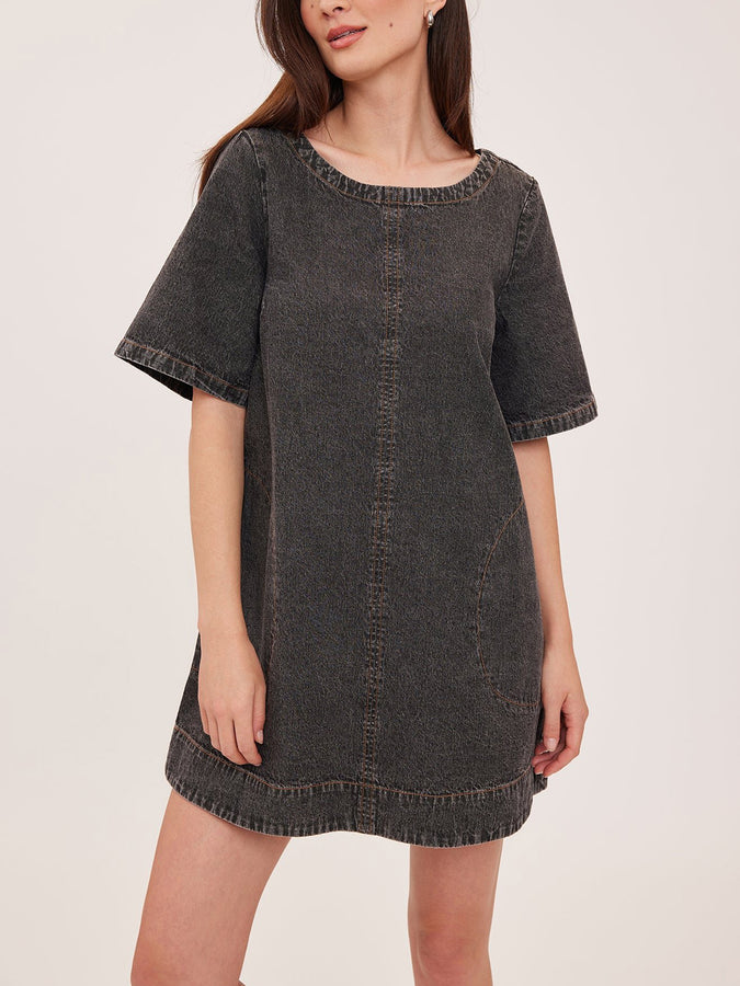 Gentle Fawn Penelope Dress Fall 2026 | BLACK WASH