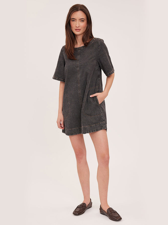 Gentle Fawn Penelope Dress Fall 2026 | BLACK WASH