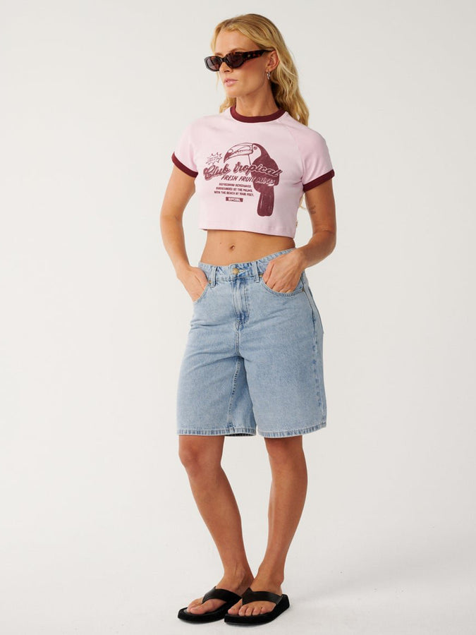 Rip Curl Bossa Nova Baby T-Shirt Fall 2026 | LIGHT LILAC (8937)
