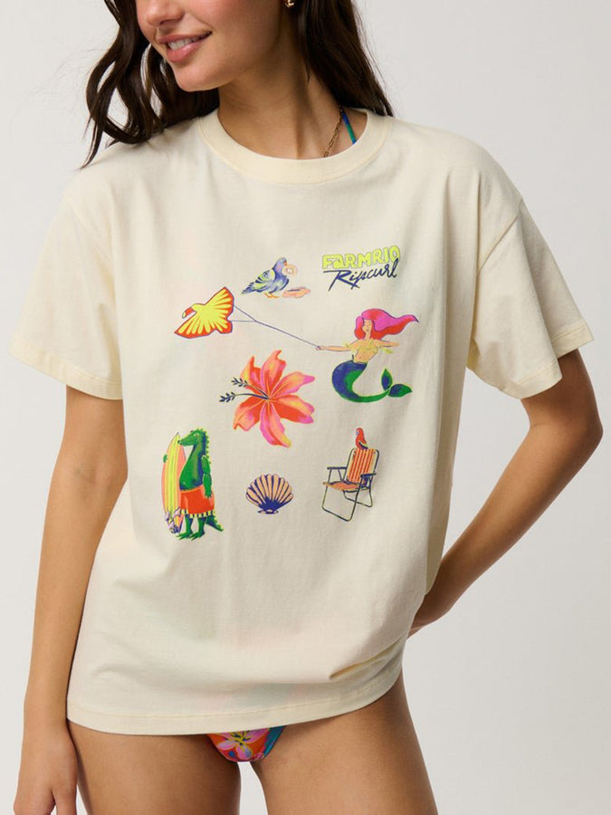 Rip Curl Desire Relaxed T-Shirt Fall 2026 | VANILLA (0174)