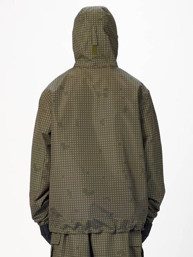 Airblaster Access 2027 Shell Snowboard Jacket | OLIVE GRID