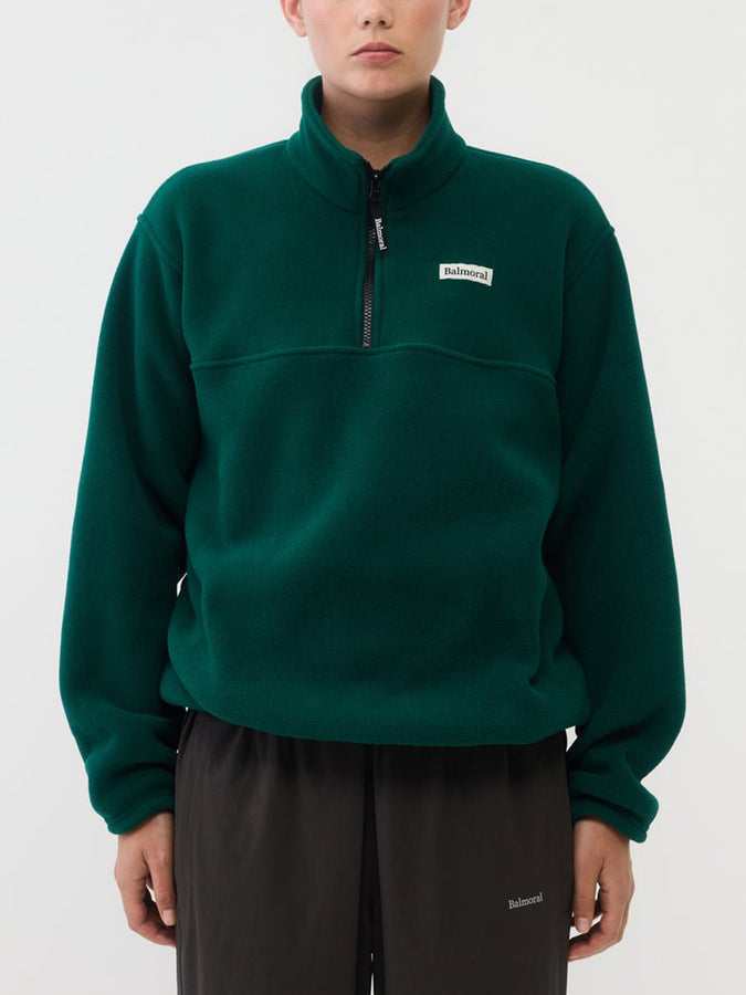 Balmoral Courcelle 1/4 Zip Fleece Holiday 2026 | FOREST GREEN