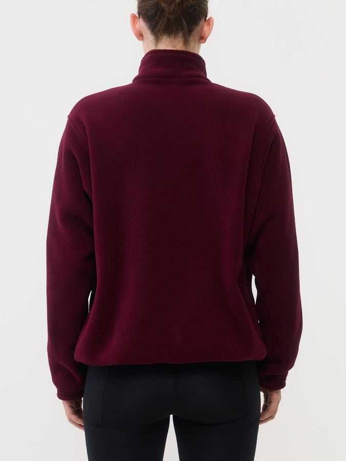 Balmoral Courcelle 1/4 Zip Fleece Holiday 2026 | BURGUNDY