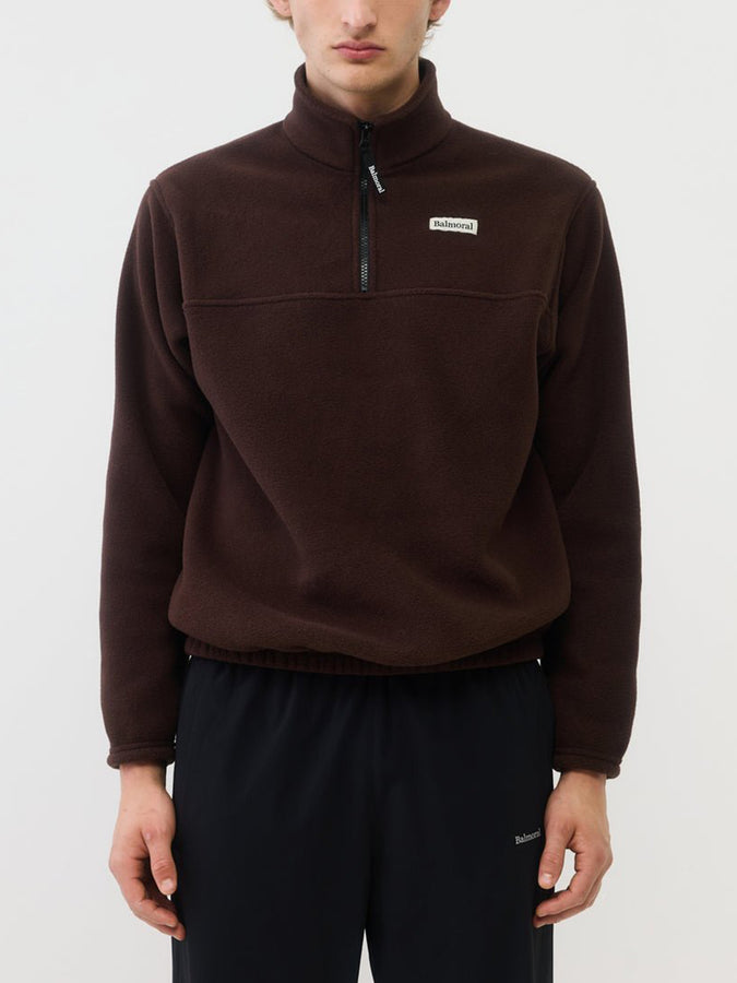 Balmoral Courcelle 1/4 Zip Fleece Holiday 2026 | BROWN