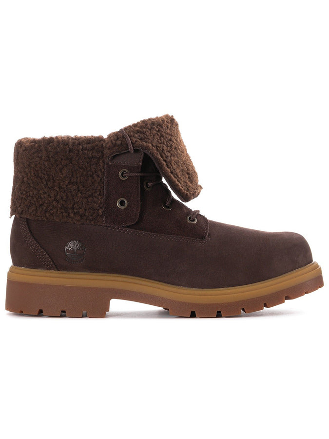 Timberland Auburn Falls Waterproof Roll Top Dark Brown Boots (Women) | DARK BROWN