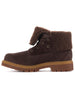 Timberland Auburn Falls Waterproof Roll Top Dark Brown Boots (Women)