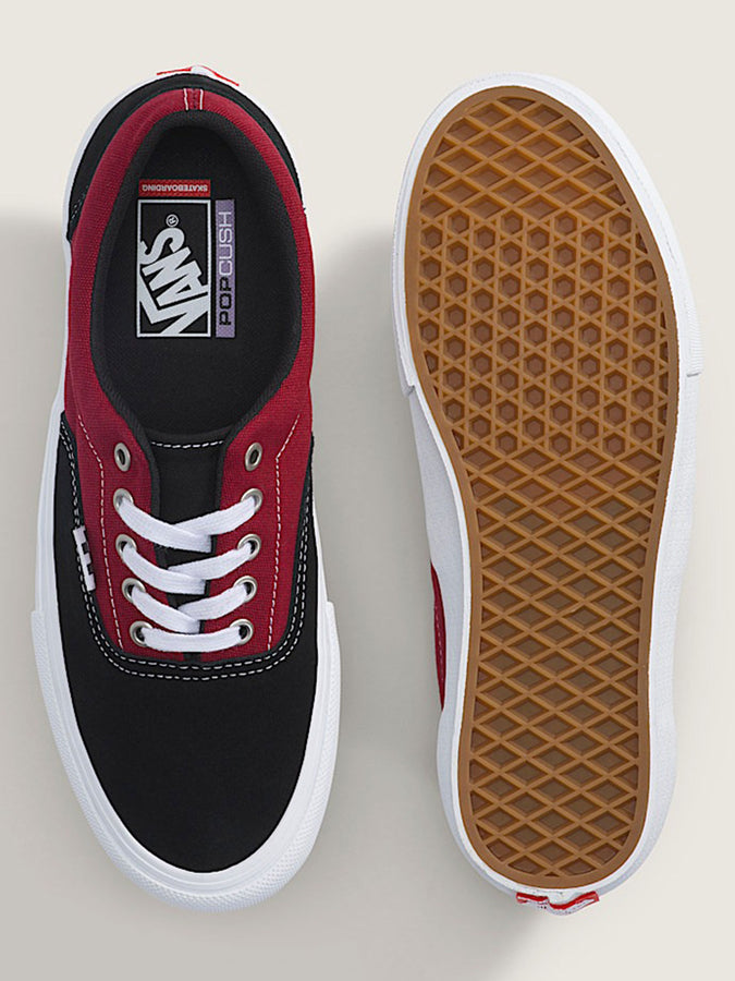 Vans Skate Era Black/Dark Red Shoes Fall 2026 | BLACK/DARK RED (BDK)