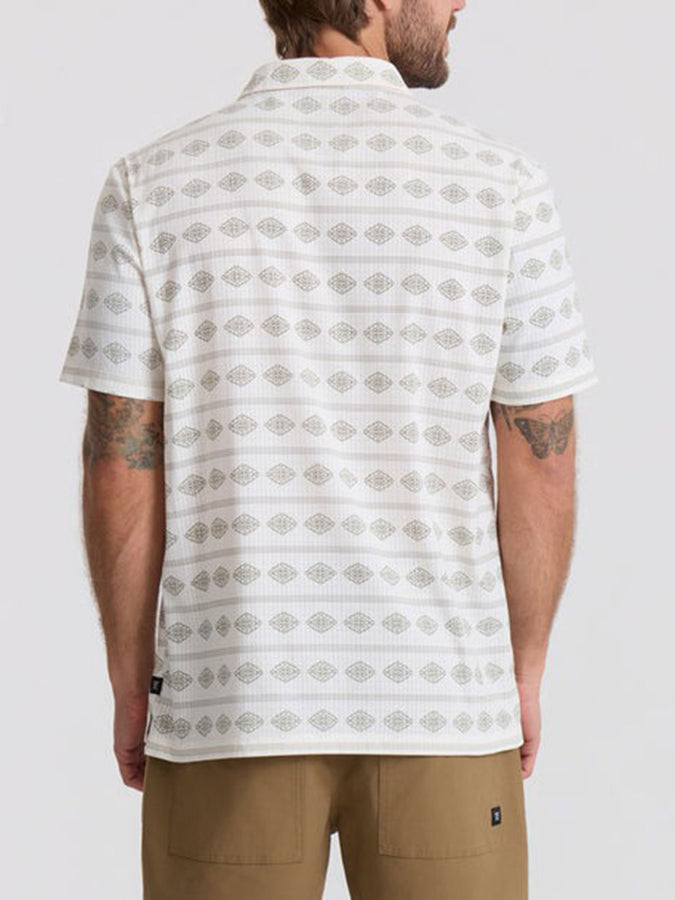Roark Crosswinds Ecru S/S Buttondown Shirt Summer 2026 | UNBLEACHED (UBL)