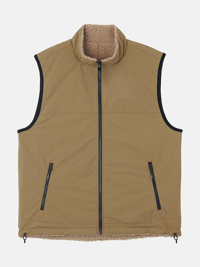 Gramicci Reversible Sherpa Vest Fall 2026 | BEIGE/TAN