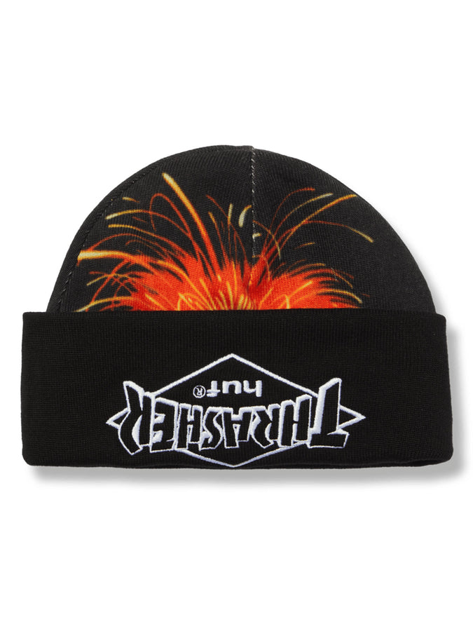 Huf x Thrasher Meltdown Reversible Beanie | BLACK