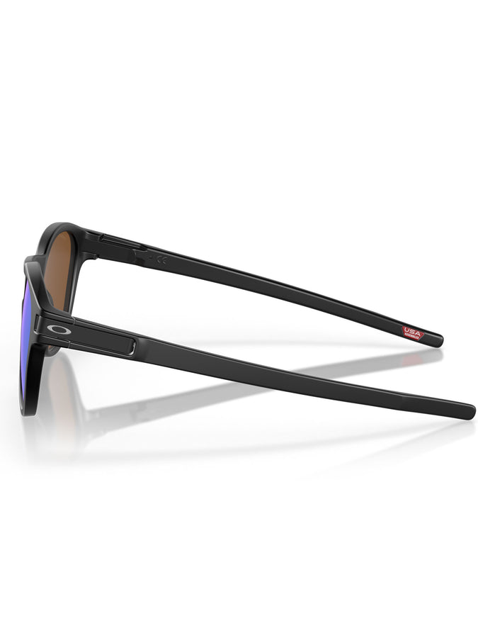 Oakley Latch Matte Black/Prizm Violet Sunglasses | MATTE BLACK/PRIZM VIOLET