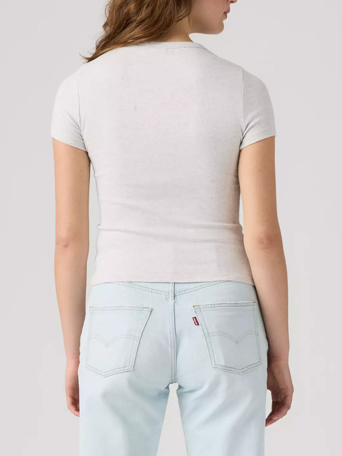Gr Hayes Ssnnl Script T3 Emb Orbit Heather Grey T-Shirt Fall 2026 | ORBIT HEATHER GRAY (0010)