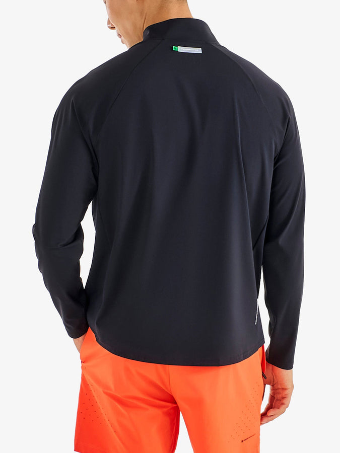 Malbon Perfomance Raglan 1/4 Zip Sweater Spring 2026 | BLACK