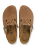 Birkenstock Boston Suede Dark Tea Shoes Fall 2026