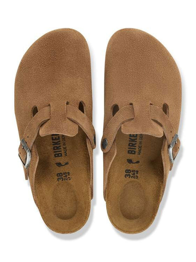 Birkenstock Boston Suede Dark Tea Shoes Fall 2026 | DARK TEA