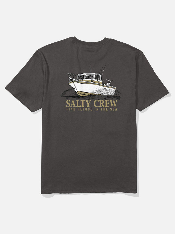 Salty Crew Throttle Classic T-Shirt Fall 2026 | DARK GREY