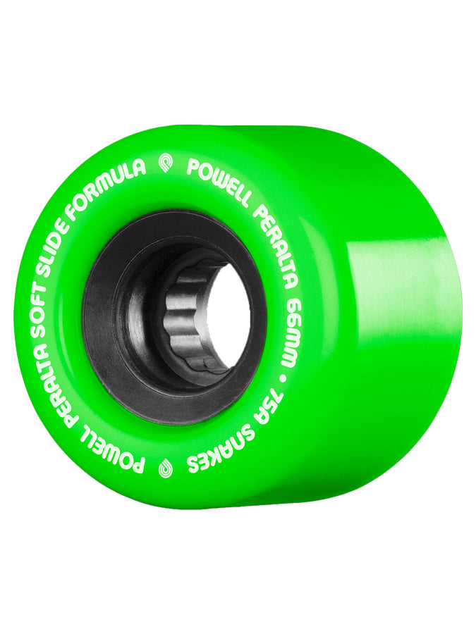 Powell Snakes Soft Slides 75A Skateboard Wheels | GREEN