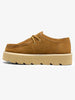 Clarks Meare Walla Bronze Suede Shoes Fall 2026